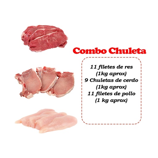 [78621155707035] Combo Chuleta