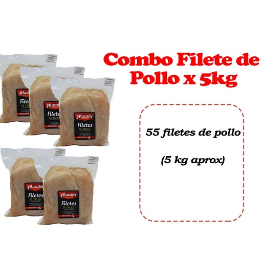 [78621155707025] Combo Filetes de Pollo 5 kg